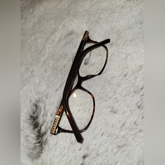 Swarovski SK 5239 052 Havana Tortoise Cateye Eyeglasses Frame 53-15-140 - Picture 15 of 16